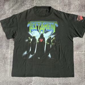 Men's Vintage 90's Brockum 1990 Testament Souls of Black Tour T Shirt Tee Sz L